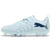 PUMA Future 9 Play FG/AG JR - Scarpa da Calcio Icy Blu-Blu, Misura 38, Gioiello Blu Ghiaccio, 5 UK