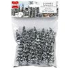 Busch Aste da neve, 20 pezzi, N - 1:160, Alberi innevati per trenino elettrico
