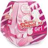 Pasqualone Super Pasqualone - Girl Uovo di Pasqua con Peluche, Bambola E Tante Altre Sorprese, Grande Contenitore in Cartone Eco-Friendly, Idea Regalo per Bambine dai 3 Anni