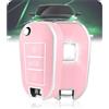 LELNOOS Cover Chiave Auto, Silicone Custodia Chiave Protettiva Copri Chiavi per Peugeot 208 308 508 2008 3008 5008 SW Rifter Partner per Citroen C3 C4 C5 Cactus Picasso Aircross Berlingo, Flip