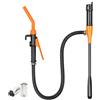EAFCar Pompa di trasferimento del carburante a batteria alimentata,Pompe di trasferimento a batteria con ugello di arresto rapido,Pompa di trasferimento acqua e carburante per benzina, gasolio, gas