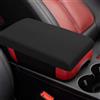 Rylae Braccioli per Console Centrale Auto Comodi, 32,5 × 20 × 4,5 cm Tappetino per Box Console Centrale, Cuscino Poggiamani per Console in Memory Foam, Imbottitura Box Bracciolo per Auto e SUV (Nero)