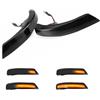 Ynzeyx Luce di direzione dinamica, Indicatori di direzione dinamico a LED specchietto retrovisore laterale compatibile con Ford Focus Mk2 2008-2011 and Mk3 2011-2018, Mondeo Mk4 2011-2015