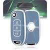 LELNOOS Cover Chiave Auto, Silicone Custodia Chiave Protettiva Copri Chiavi per Renault Clio 5 Twingo 3 Kangoo 3 Megane 4 Trafic 3 Captur Express Kadjar Dacia Duster Dokker Sandero Stepway Stepway