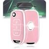 LELNOOS Cover Chiave Auto, Silicone Custodia Chiave Protettiva Copri Chiavi per Renault Clio 5 Twingo 3 Kangoo 3 Megane 4 Trafic 3 Captur Express Kadjar Dacia Duster Dokker Sandero Stepway Stepway