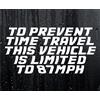 Decalarama Adesivo per Auto con Scritta Back to The Future (Lingua Italiana Non Garantita)