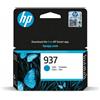 Cartuccia originale Hp 4S6W2NE 937 CIANO