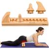 ONUEMP Psoas, strumento per massaggi in legno, regolabile, sistema di gancio, rilascio muscolare, flessione, schiena, cosce, glutei, iliaco, collo, tessuto profondo miofasciale, faggio