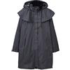 LightHouse Outrider - Impermeabile da donna, lunghezza 3/4, impermeabile, antivento, con cappuccio staccabile, Blu (deep sea), 44