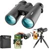 Adorrgon 10 x 42 binocolo compatto per adulti con HD visione chiara e deboli Light Vision - Adorrgon ad alta potenza e portatile binocolo per bird watching caccia Scenery concerti sport
