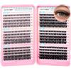 GEMERRY 600PCS Ciglia Finte Ciuffetti 30D-100D Lash Clusters Extension Ciglia Fluffy Eyelashes Extension Fai Da Te Volume Eyelashes per Principianti Naturali Lashes