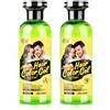 ABYAN Gel colorante per capelli - 500 ml (2 flaconi) Formula Easy Mix - Tintura per capelli vibrante a lunga durata (brown, large)