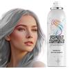 HIESGIE Spray colorante temporaneo per capelli, 150 ml, spray istantaneo grigio argento per adulti e bambini, lavabile e antiaderente, formula delicata, grigio, per Halloween, cosplay, feste in costume
