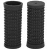 TUCKBOLD Coperture per Manopole del Manubrio della Bicicletta | Colore Nero, Materiale Gomma, Lunghezza 74mm, Diametro 22mm, Per Bici, MTB, Antiscivolo, 1 Coppia, Protezione