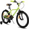 HH HILAND HILAND Hawk Bicicletta Bambino/Bambina 20 6-10 Anni, Bicicletta per Bambini con Cavalletto e Freno a Mano, Verde
