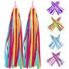 PLATT Stelle filanti colorate per manubrio della bicicletta per bambini, con nappe per manubrio di bicicletta e scooter (1 paio)