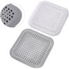 Filtro Capelli Doccia in Silicone(set da 4) – 13 x 31 cm, Filtro Lavandino,Filtro Doccia, Filtro Lavello Cucina,130 Fori per Lavello, per Lavello, Bagno, Cucina