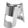 Wenco 505215 Tappo per bottiglia di spumante in metallo cromato, Acciaio INOX, 7.9 x 4.2 x 18.3 cm