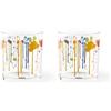 Excelsa Dripping Set 3 Bicchieri Acqua, Vetro, 25 cl (Confezione da 2)
