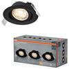 OSRAM Spot Set Faretto LED da incasso Simple DIM 4,9W Nero