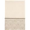 Avanti Linens Deco Shell Collection, Asciugamano, Cotone, Avorio, Punta Dita