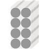 FINDAT Grigio Adesivi Rotondi 50 mm Punti Colorati Etichette Autoadesive Impermeabili per Casa Cucina Ufficio 80 Pezzi