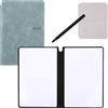 NQEUEPN Notebook Cancellabile, 24x16,5cm Notebook Cancellabile a Secco Riutilizzabile Notebook Cancellabile Notebook Lavagna per Lavoro Casa Ufficio (Azzurro)