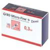 CORMAN Siringhe Insulina 0,3ml Demi 30g 30 Pezzi BD MicroFine