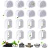 DuDuZui Filtri Fontana Gatto 8 PCS Filtri + 8 PCS Schiuma, 8 Pezzi Filtro + 8Pezzi di Spugna,Compatibile con PetSafe Drinkwell Fountains