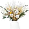 SUNXBUK 77 Pezzi Fiori Secchi Decorativi,33-43 cm Fiori Decorativi per Vasi,Lavanda Essiccata,Erba di Pampa,per Veilweed per Bomboniere,Matrimonio,Decorazione Della Casa,Fai Da Te e Partito