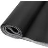 Gohytal Tessuto Finta Pelle Morbida, 200 x 140 cm Tessuto al Metro Impermeabile al Metro in Similpelle con Crepe per Sedili auto Sedie Divano Portafogli Artigianato, Nero