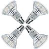 WSMCN Lampadine LED E14 R50 Bianco Caldo 2700K 4,9W Equivalenti a 70W, 515lm Non Dimmerabile Faretti LED per Interni Angolo 120°, Senza Sfarfallio per Protezione Occhi, Risparmio Energetico, Set da 4