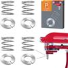 PQPO Confezione da 4 molle in acciaio inox e rondella adatte per mixer Kitchen Aid, accessori per installazione rapida e kit di parti di aggiornamento
