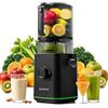 AMZCHEF Estrattore di Succo, Bocca 155mm, 2,5L, Separatore della Schiuma, 2 Filtres, Pressione Automatica, Succo Puro e Vellutato, Silenzioso e Facile da Pulire, Ideale per Famiglia e Colazione