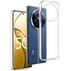REY Cover in Gel TPU Trasparente per Oppo REALME 12 5G - REALME 13 5G - REALME 12X 5G, Ultra Sottile 0,33 mm, Morbido Flessibile, Custodia Silicone