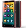 innioasis Lettore MP3 da 80 GB con Bluetooth e WiFi, Lettore musicale MP3 con Spotify, Amazon Music, Audible, Touch screen da 4 pollici, Streaming MP3 Android (nero-rosso)