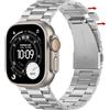 Suphart Senza Strumenti Compatibile con Cinturino Apple Watch 49mm 46mm 45mm 44mm 42mm, Cinturini in Acciaio Inossidabile per iWatch Ultra 3/2/1 SE Serie 11 10 9 8 7 6-1 (Argento)