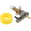 Hicello Valvola di sicurezza a gas con dispositivo di accensione piezo-Push, ricambio per Garden Sun Propan Powered Patio Heater Replaces Parts (7/16-24 UNEF Inlet & Outlet)