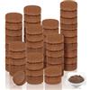 Klerbesh Dischetti di Cocco 100 Pezzi 30 mm, Pastiglie di Terra Compressa Senza Torba, Substrato per Semenzaio, Fibra Biodegradabile per Germinazione Talee e Piante da Orto (100PCs)