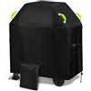 Gucass Copertura Barbecue Da Esterno, 420D Oxford Telo Copri Barbecue Impermeabile 90x70x110cm, Resistente Coperchio per BBQ Grill da Esterno, Anti Polvere Neve Pioggia Sole Raggi UV