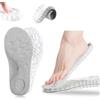 WOKICOR Solette Scarpe Memory Foam Uomo Donna, Solette Ortopediche Ammortizzanti Traspiranti Anti-Odore, Soletta Ritagliabile Universale per Sport, Scarpe Antinfortunistiche (Grigio, 37-38)