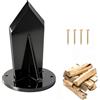 OuDiLee Sdoppiatore per legna da ardere, con base montata a cuneo, resistente, per spaccare il legno, scalpello