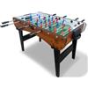 Teorema Giocattoli, Calcio Balilla Professionale da Casa 130x74x88 cm - Biliardino per Adulti, Tavolo da Calcetto da Interno, Finitura Effetto Legno