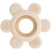 Jane Jané Teether in Silicone e Legno, Massaggiagengive, Giocattolo Dentizione, 6 Superficie Diverse, Senza BPA, a Partire da 3 Mesi, Sterilizzatore, Congelatore, Lavastoviglie, Beige