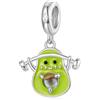 Kerraom Charm Argento 925 Sterling Ciondolo Pendenti Charms per Bracciali e Collane, Regalo Donna per Compleanno Gioielleria