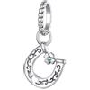 Kerraom Ciondolo da donna in argento Sterling 925, per braccialetti e collane europei, regalo per donne e ragazze, Argento