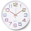 CIOXSOIO 30cm (12 pollici) Orologio da Parete Silenzioso, Senza Ticchettio Movimento al Quarzo, Numeri 3D Facile da Leggere Orologio da Muro, Orologio a Parete per Camera da Letto, Soggiorno, Cucina