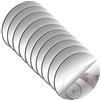 DARENYI 10 Pezzi Specchio da Parete 10cm Specchio Rotondo Specchi Adesivi da Parete Specchio Acrilico Specchio Flessibile Adesivo per Decorazioni Murali Casa