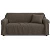 Generico Telo Copritutto Nero 170x280 cm - Copridivano e Copriletto Misto Cotone