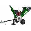 GreenBay GB-WRC 120 HE - Biotrituratore a scoppio professionale - Motore Honda GX390 da 13 HP